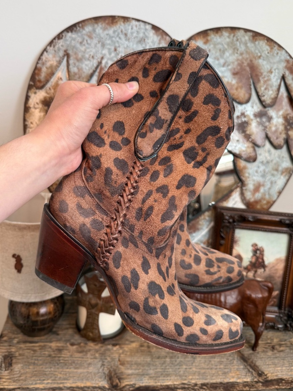 Corral Leopard Cowboy Boots